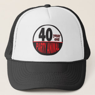 Vierzig 40. Geburtstag des Jährig-Party-Tier-  Truckerkappe