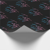 Vierzig AF II - Geburtstagsgeschenk Geschenkpapier (Ecke)