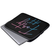 Vierzig AF II - Geburtstagsgeschenk Laptopschutzhülle (Vorne Knopf)