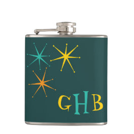 Vierzig - Atome und Sterne angesagter Kolben Flachmann