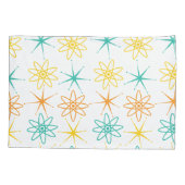 Vierzig - Atome und Sternenkissen Kissenbezug (Rückseite-Links)