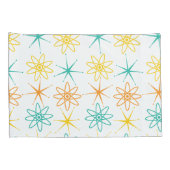 Vierzig - Atome und Sternenkissen Kissenbezug (Rückseite-Rechts)