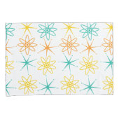 Vierzig - Atome und Sternenkissen Kissenbezug (Vorderseite-Rechts)