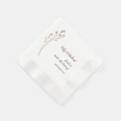 Vierzig & Fabelhaft Elegante 40. Geburtstagsfeier Serviette (Ecke)