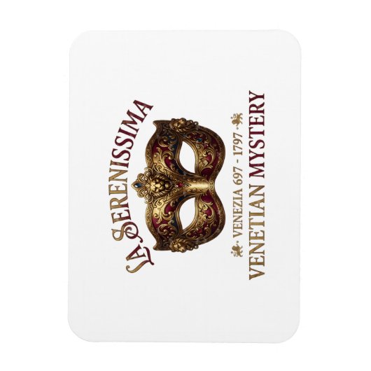Vierzig & Fantastisch: La Serenissima Einladung Magnet (Vertikal)