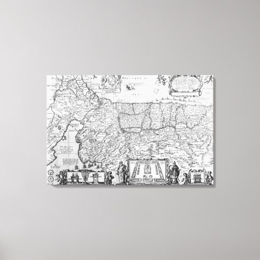 Vierzig Jahre Reisen der Kinder Israels Leinwanddruck (Vorderseite)