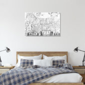 Vierzig Jahre Reisen der Kinder Israels Leinwanddruck (Insitu (Schlafzimmer))