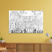 Vierzig Jahre Reisen der Kinder Israels Leinwanddruck (Insitu (Wohnzimmer))