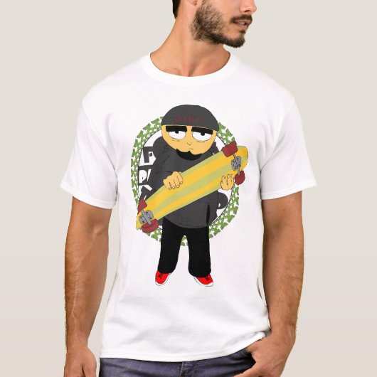 Vierzig Kröte Pres Longboard T-Shirt (Vorderseite)