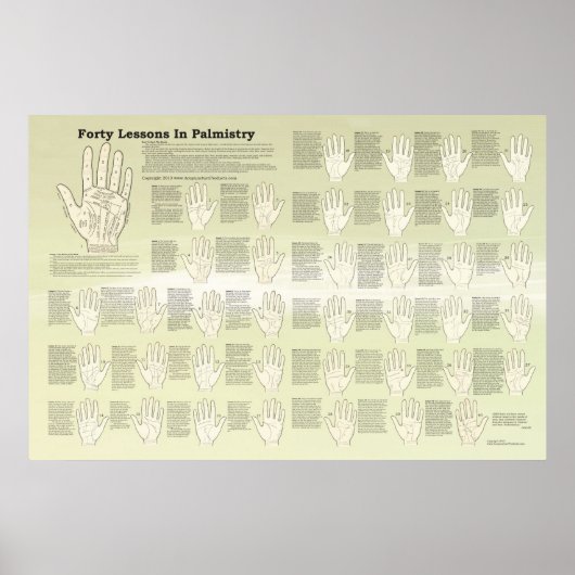 Vierzig Lektionen in der Palmitistik, Poster für P (Vorne)