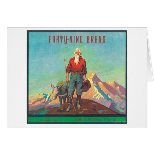 Vierzig neun Orange LabelRedlands, CA (Vorderseite (Horizontal))