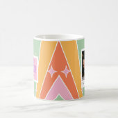 Vierzig Retro 40. Geburtstagsfoto Kaffeetasse (Mittel)