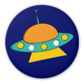 Vierzig - UFO-Knopf Keramikknauf (Vorderseite)