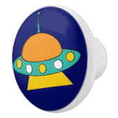 Vierzig - UFO-Knopf Keramikknauf (Rechts)