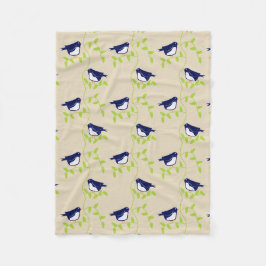 Vierzig - zwei Blauvögel Fleece werfen