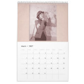 Vierzigerjahre Art-Wandkalender Kalender (Mär 2027)