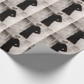 Vierzigerjahre fescher Seemann Geschenkpapier (Ecke)