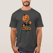 Vierzigerjahre Halloweentrick-oder -Leckerei-Jack T-Shirt (Vorderseite)