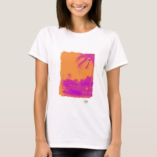 Vierzigerjahre Harley in Hawaii T-Shirt (Vorderseite)