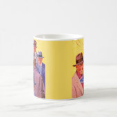 Vierzigerjahre Männer in den Hüten Kaffeetasse (Mittel)