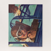 Vierzigerjahre WWII handgemenge in der Luft Puzzle (Vertikal)