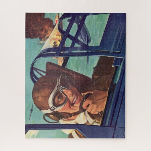 Vierzigerjahre WWII handgemenge in der Luft Puzzle (Vertikal)