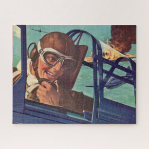 Vierzigerjahre WWII handgemenge in der Luft Puzzle