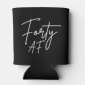 Vierziges AF I - Geburtstagsgeschenk Dosenkühler (Rückseite)