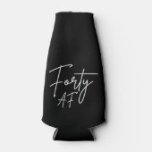 Vierziges AF I - Geburtstagsgeschenk Flaschenkühler (Vorderseite)