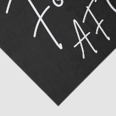 Vierziges AF I - Geburtstagsgeschenk Seidenpapier (Ausschnitt)