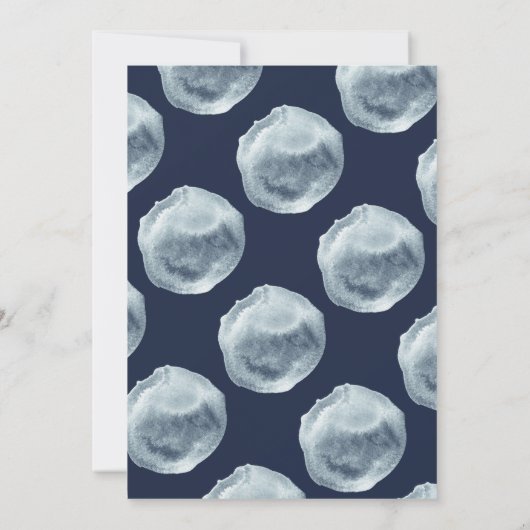 Vierzigste Wasserblasen Geburtstagsparty Einladung (Rückseite)