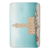 Vieste Lighthouse Italien Badematte (Vorderseite Vertikal)