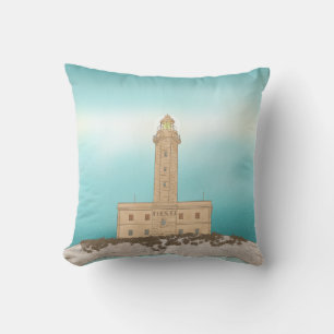 Vieste Lighthouse Italien Kissen