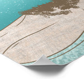 Vieste Lighthouse Italien Poster (Ecke)