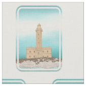 Vieste Lighthouse Italien Stoff (Nahaufnahme)