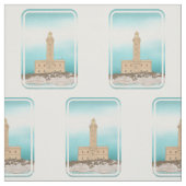 Vieste Lighthouse Italien Stoff (Muster)