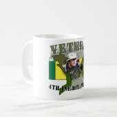 Vietnam-4th Inf Div. (kein CIB) Kaffeetasse (Vorderseite Links)