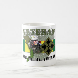 Vietnam-4th Inf Div. (kein CIB) Kaffeetasse