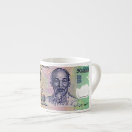 Vietnam 500.000 Banknote Espresso Tasse