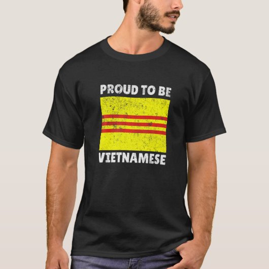 Vietnam - Asien Vietnam Vietnam Viet Kieu Pride Pr T-Shirt (Vorderseite)