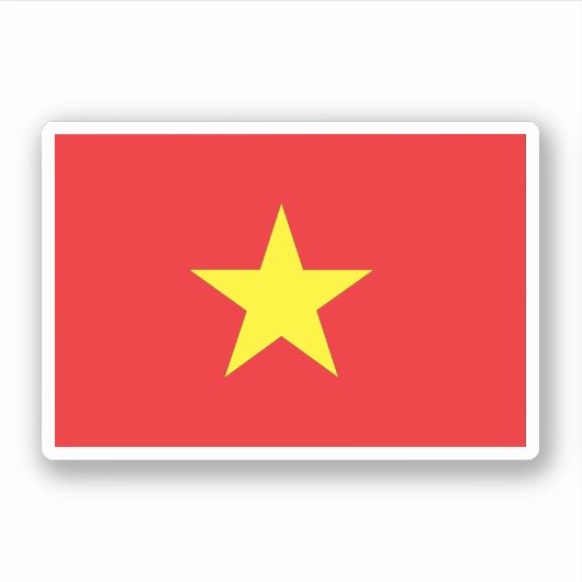 Vietnam Aufkleber (Vorderseite)