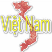 Vietnam Aufkleber (Vorderseite)