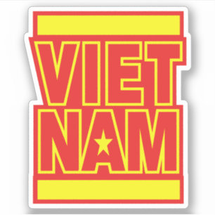 VIETNAM AUFKLEBER