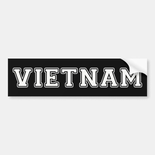 Vietnam Autoaufkleber (Vorne)