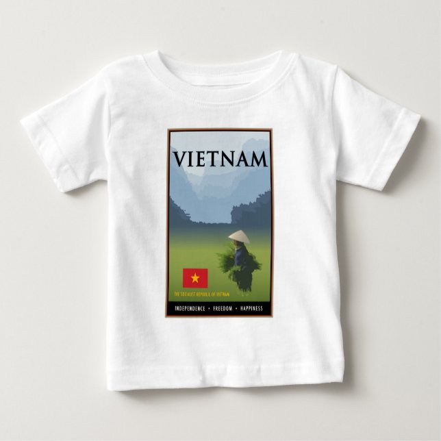 Vietnam Baby T-shirt (Vorderseite)