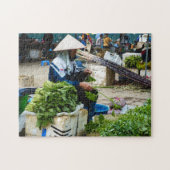 Vietnam Bauer Markt für Gemüse Puzzle (Horizontal)