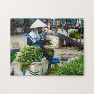 Vietnam Bauer Markt für Gemüse Puzzle