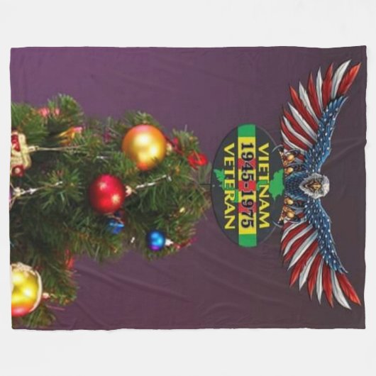 VIETNAM CHRISTMAS FLEECEDECKE (Vorderseite (Horizontal))