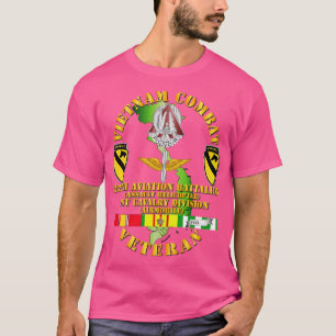 Vietnam Combat Cavalry Veteran W 227. Aviation Bn T-Shirt