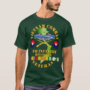 Vietnam Combat Infantry Veteran w 9th Inf Div SSI T-Shirt